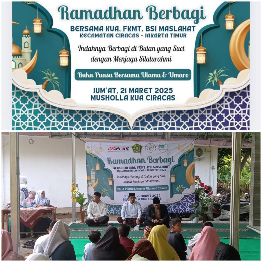 KUA, FKMT dan BSI MASLAHAT Kec. Ciracas Gelar Ramadhan Berbagi 1 20250321_171715