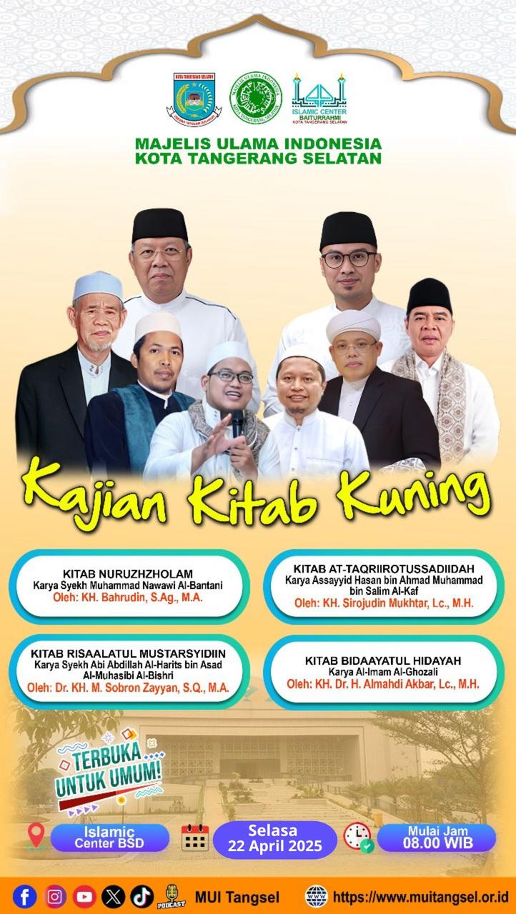 Upaya Melestarikan Khazanah Keilmuan, MUI Tangsel Gelar Kajian Kitab Kuning 1 IMG-20250418-WA0007