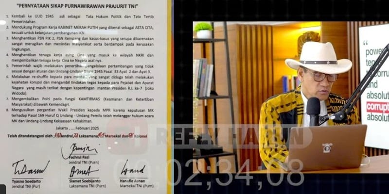 Tuntutan Tajam Purnawirawan TNI: MPR Harus Copot Wapres Gibran 1 IMG-20250418-WA0024