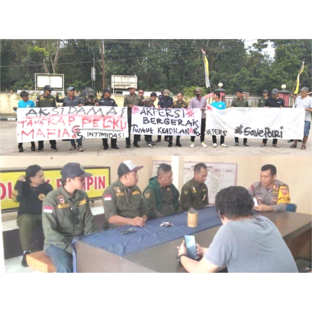 AKPERSI Datangi Polsek Rumpin, Tuntut Pelaku Intimidasi Segera Ditangkap 1 IMG-20250716-WA0029